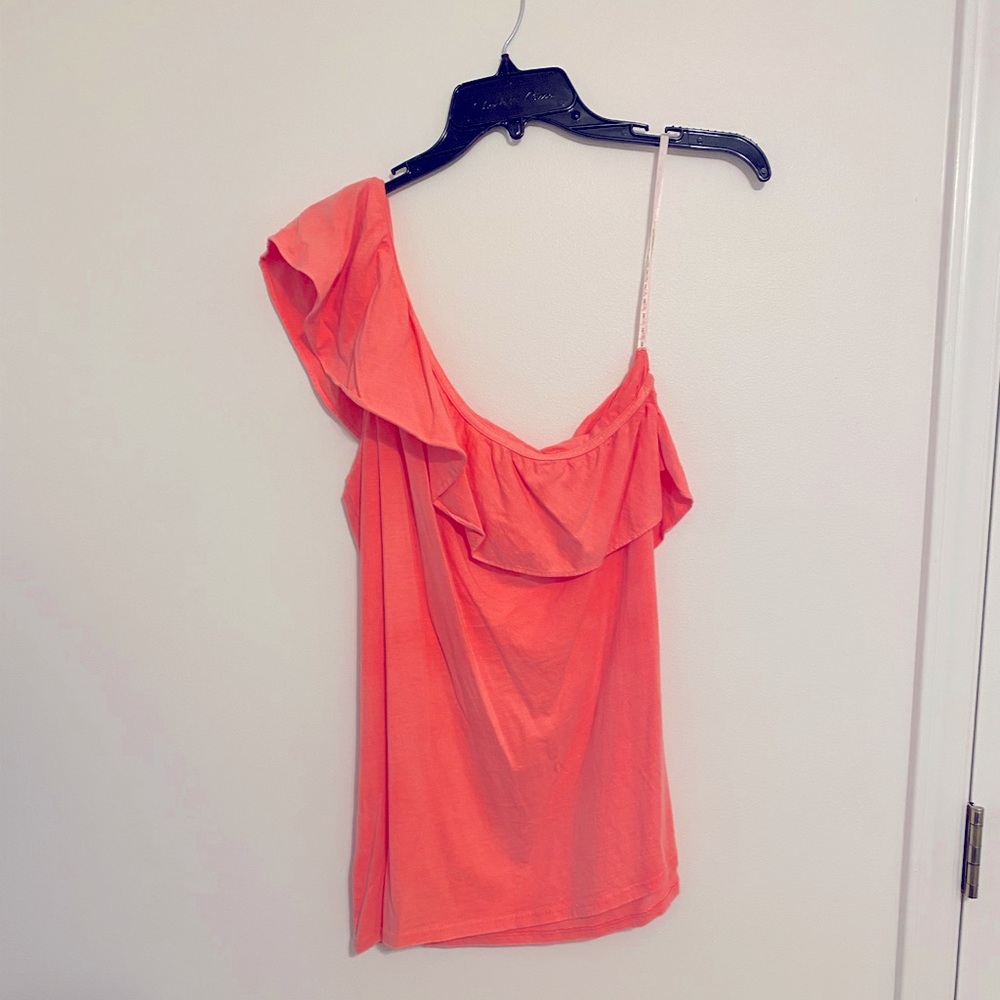 Lilly Pulitzer Neon Coral Morely Top- PLAY Condition